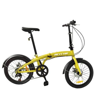 China 16 inch wheel folding bike frame folding steel bike 16 inch 16 inch camp paikesi folding bike for sale