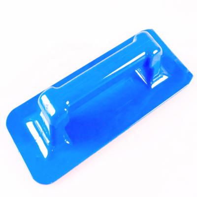 China Factory Sustainable Supply Durable Manual O-Cleaning Hand Type Cleaning Pad Holder with Handle, Blue, 260g for sale