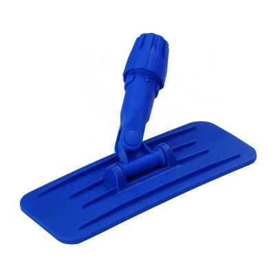 China Sustainable Universal Joint Threaded O-Cleaning Swivel Scrubber Cleaning Pad Service Bracket, Blue for sale