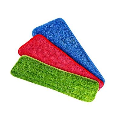 China Sustainable O-Cleaning Microfiber Spray All Purpose Twist Microfiber Flat Mop Pads Floor Cleaning Mop Refill , Mop Head Replacement Green for sale