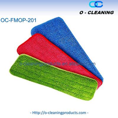 China Sustainable O-Cleaning Microfiber Apartment Refill Mop Pads for Floor Cleaning and Scrubbing, Washable and Reusable Mop Refills, Green for sale