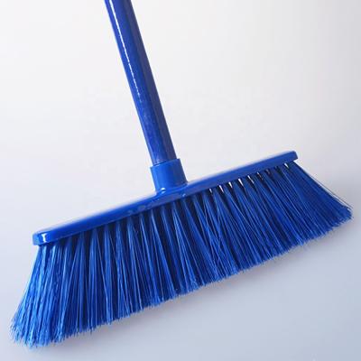 China Commercial Products O-Cleaning Speedy Floor Cleaning Angled Broom With Wooden Handle, Scrub Cleaning Brush, Amazon Hot Selling, Blue for sale