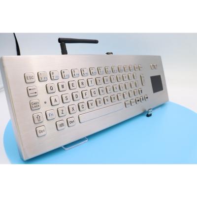 China Xufan Smart Wireless 2.4G Rechargeable Metal Numeric Keypad Desktop Keyboard for sale