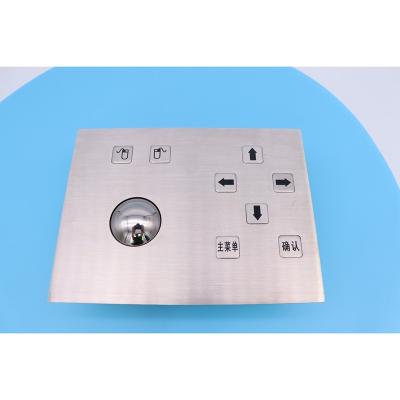 China Good Reputation 8 Keys IP65 Keyboard Waterproof Industrial Numeric Keypad Stainless Steel Trackball With Embedded Numeric Keypad for sale