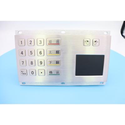 China Custom Touchpad 18Keys Industrial Rugged Metal Numeric Keypads for sale