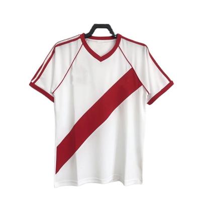 China Wholesale Custom Retro 2022 Retro Football Jersey Soccer Jersey 1986 Football Uniforms Without Logo for sale