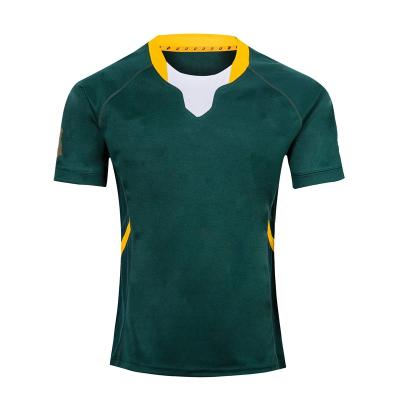 China Antibacterial 2019 Rugby World Cup South Africa Home And Away Soccer Jersey Mens NFL Custom Jersey for sale