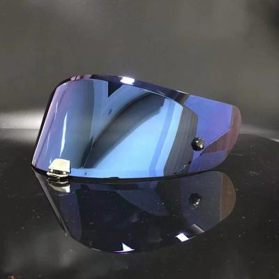 China Motorcycle Popular Helmet Visor PC Lens Pattern Face Helmet Visor Anti-UV Lens Case For HJC RPHA11 RPHA70 Helmet Night Vision Sun Visor for sale