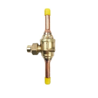 China Direct Direct Selling Refrigeration Hardware 6.35mm Air Conditioning Closing Valve Shut Off Brass Ball Valve 2