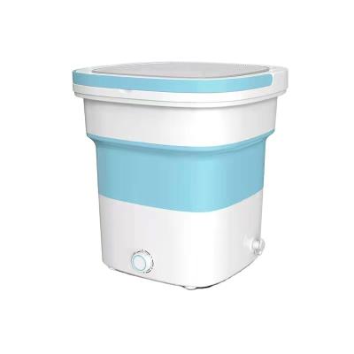 China Hotel 1.5kg Portable Folder Semi-automatic Washing Machine for Baby and Lady Multi-functional Mini Foldable Single Tub Washer rv for sale