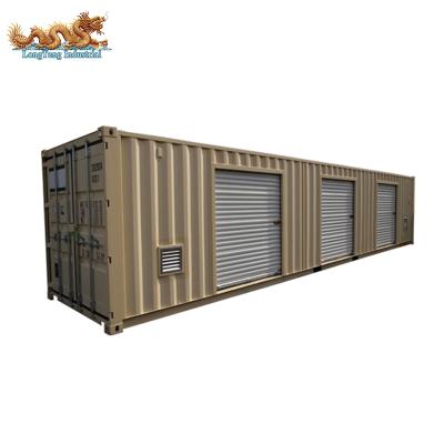 China New Corten Steel Roller Shutter Door Container 40ft Storage Shipping Container for sale