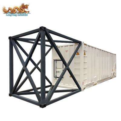 China For transportation & industrial intermediate storge cargoes 30ft bulk container with 10ft container frame for sale