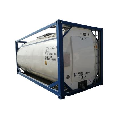 China Liquid Transportation ISO 20ft T11 Liquid Tank Container for sale