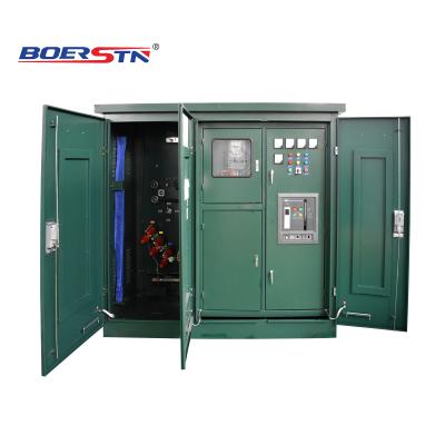 China 500KVA 11KV 415V Outdoor Miniature Distribution Substation / Protection Mounted Transformer Station ZBW for sale