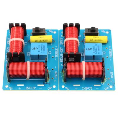 China Shield Audio Speaker and Handling Accessories Wholesale Professional Taiwan Shipping Capacitor 44mm Bobbin Inductor 300 Watt Audio Crossover for sale