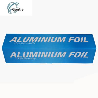 China Kitchen Use 8011-O Food Grade Household Using 30cm*16mic*200m Kitchen Aluminum Foil Roll for sale