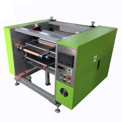 China Reducing And Slitting Volume Hardware Manual Aluminum Foil Rewinding Machine Aluminum Laser Cutting Machine Price for sale