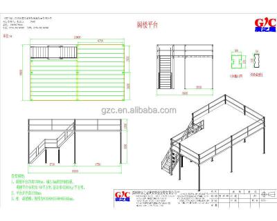 China Chinese Corrosion Protection Mezzanine Warehouse Racking System for sale