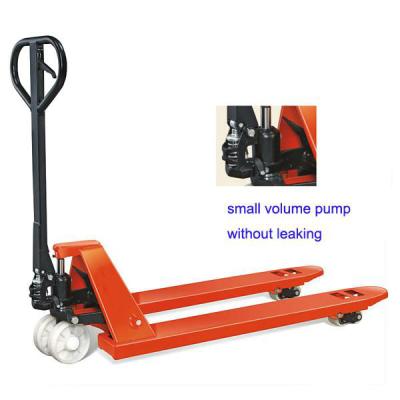 China Artistic Brand New Derusting Light Weight Hydraulic Pump AC Manual Pallet Truck 2000kg Manual Forklift for sale