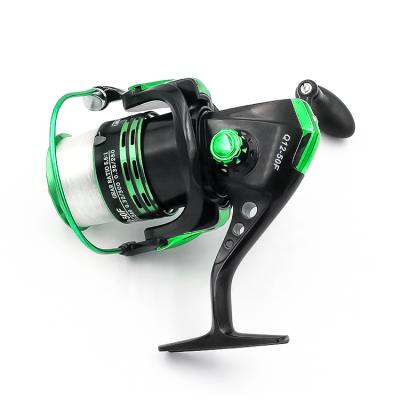 China Straight Spinning Fishing Reel With Nylon Fishing Line 5000 Hand Wheel With Nylon Line for sale