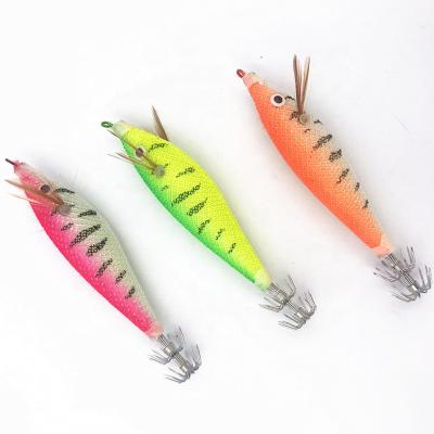 China Artificial Luminous Body and Eyes Jigging Bait Lure Good Quality Japanese Groundbaits Fishing Lures with Stainless Steel Hook for sale