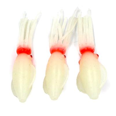 China 115mm Fluo Soft Plastic Octopus Fishing Luminous Jigging Lures for sale