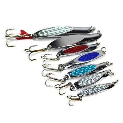 China 5~60g Metal Spoon Fishing Lure With Treble Hook Bass Baits Hard Crank Groundbait XR-B081 for sale