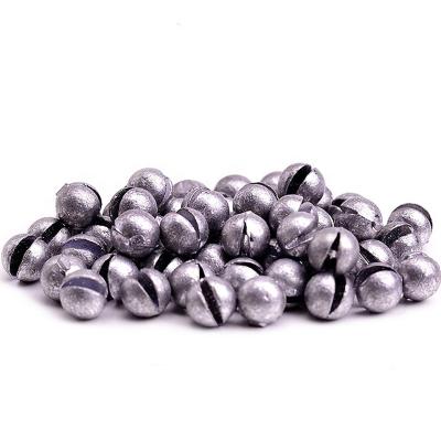 China Fishing lead sinkers lead diving weights split aerodynamic shooting sinkers wholesale 2-30g sinker for sale