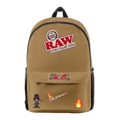 China Fashion Smell Proof Unisex Waterproof Backpack High Quality Fashion School Travel Backpacks Low MOQ Runtz Wilderness Cigar Vintage Backpack for sale