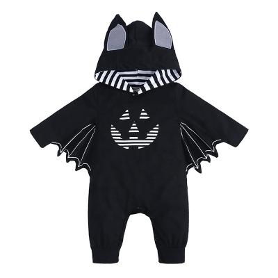 China Daily Life Hot Sale Baby Halloween Costume Kids Children Bat Vampire Cosplay Hoodie Halloween Bat Costume Jumpsuit Animal Set for sale