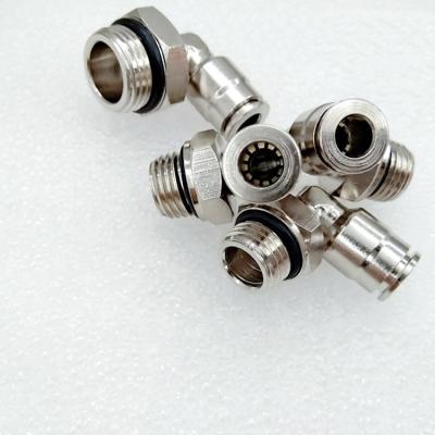 China Automation Equipment Elbow Adapters Stainless Steel Instrumentation Pipe Fittings Female Female Elbow Hex Coupling for sale