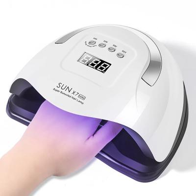 China Fashion OME 180W SUNX7 MAX Nail Fast Drying Lamp Portable UV Lamp LED Phototherapy Lamp Nail Machine for sale