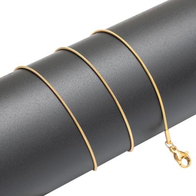 China CLASSIC Hot Selling Snake Ball Jewelry Woman Bulk Sale Italian Gold Stainless Steel Stainless Steel Chain Necklace Snake Cable Box Jewelry Sets for sale