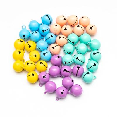 China China Custom Colored Colors 14mm Metal Jingle Bells For Jewelry Findings Making Accessories Diy Copper Bells for sale