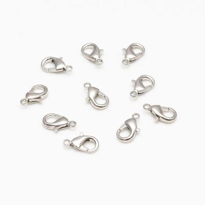 China 12mm Classic 902# Metal Lobster Zinc Alloy Clasp For Jewelry Finding DIY Necklace Making Excellent Clasp High Quality Wholesale for sale