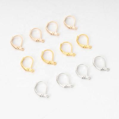 China Earring Accessories 100 Pcs French Hook Ear Wires / BagLever Back Earring Wires For Earring Making for sale