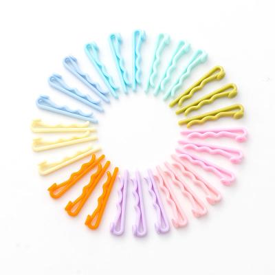 China Candy Color Handmade Small Hairpin Sweet DIY Plastic Hair Accessories for sale