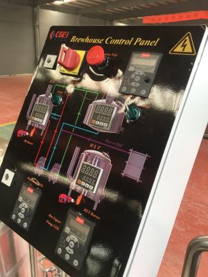 Chine équipement de brassage de la large échelle 10Bbl avec le chauffage de vapeur de cuve de fermentation à vendre