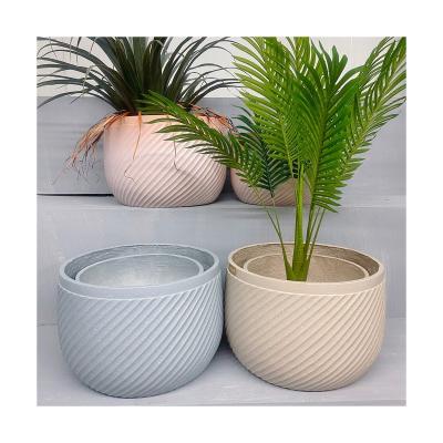 China Minimalist Handmade Light Garden Strips Design Plant Flower Pots Wholesale For Home Decoration for sale