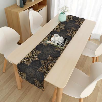 China Copy Custom design printed Muslim Ramadan EID dining table runner carpet for Muslims for sale