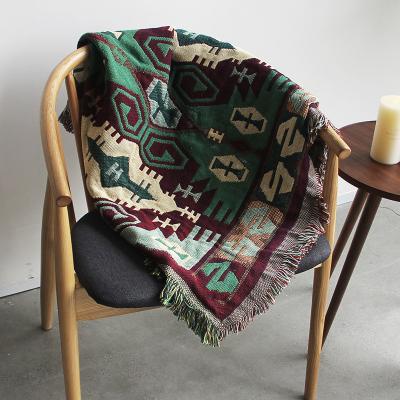 China Eco - Friendly Decorative Cotton Woven Sofa Throw Cover For Sofa for sale