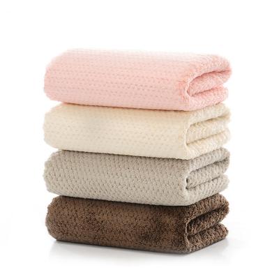 China Wholesale Face 80 10 Piece Polyester 20 Polyamide Microfiber Microfiber Bulk Towel QUICK DRY Double Towel for sale