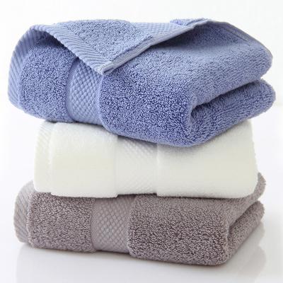 China Soft Cotton Terry Face Multiple Color Hotel White Towel HS Code for sale