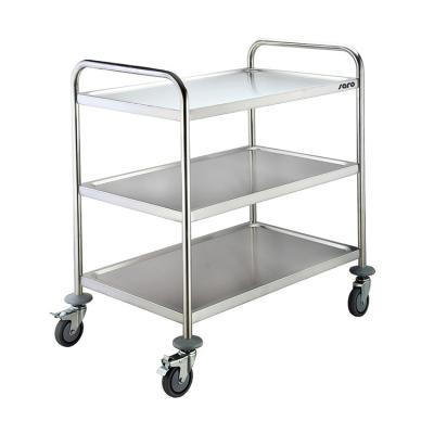 China HEAVY DUTY Restaurant Trolley Stainless Steel Trolleys Serving Trolley for sale