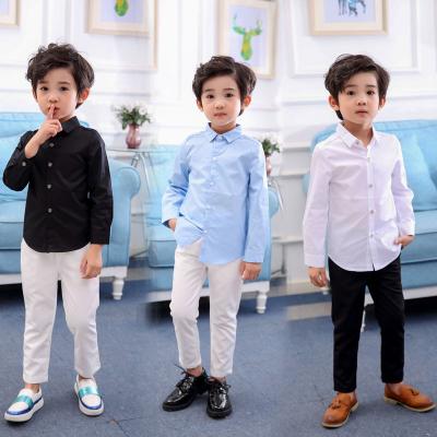 China Fashionable QUICK DRY Kids Clothing Boy Formal Long Sleeve Shirts For Wedding for sale