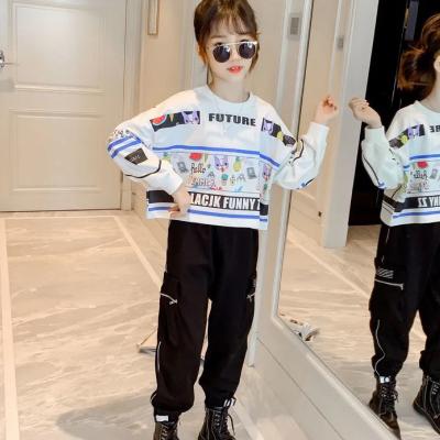 China Factory Direct Wholesale Hign Quality Girls Kids Casual Fashionable Clothing Set Long Sleeve for sale