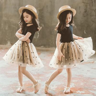 China 2021 Summer Fashion New Style Hot Wholesale Soft Polyester Breathable Breathable Girls Dress for sale