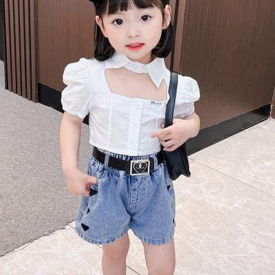 China Anti-static high quality wholesale products summer baby girls shorts sets children's girls abbreviations for sale