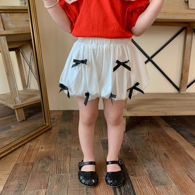 China 2021 Summer Hot Selling Professional Girls' Cute Bow Cute Bloomers Korean Short Pants Anti-static New for sale