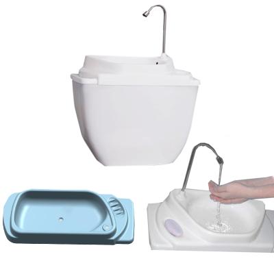 China Automatic Operation China Twice Use Sink Tank In One Wash Hand Sink Tank Cover All Tanks Bathroom Shower Tank Combo Sink Tank Wc twice for sale